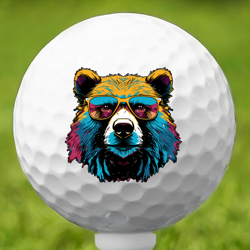 Bear Ballin Golf Ball 3 Pack