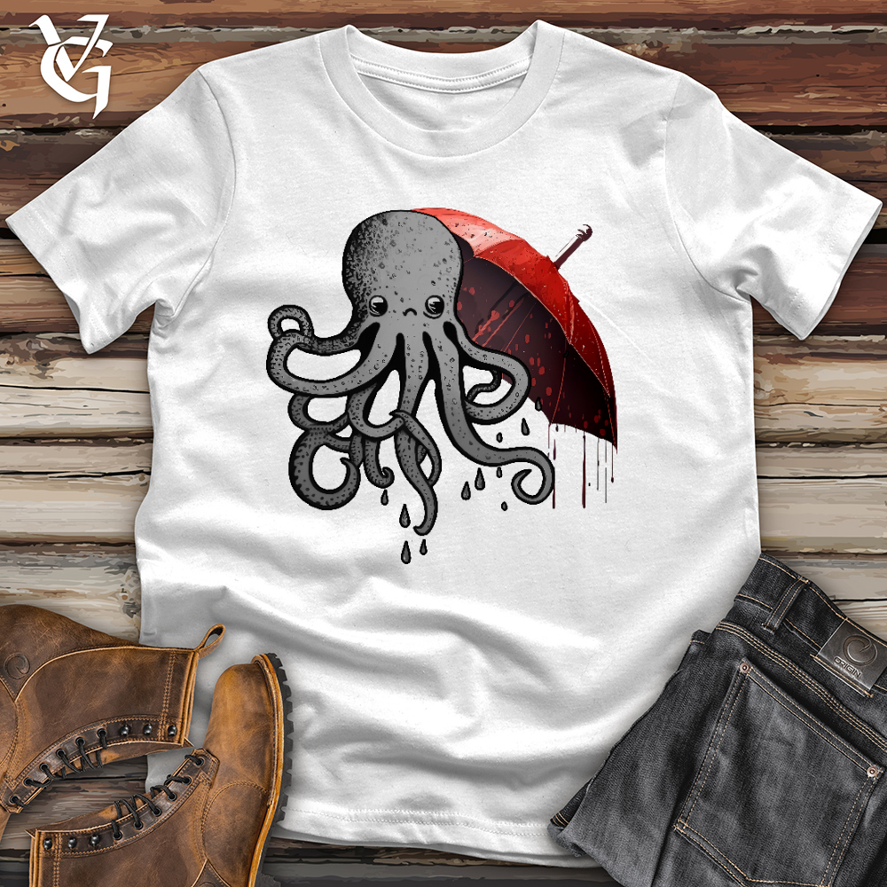 Octopus Umbrella Cotton Tee