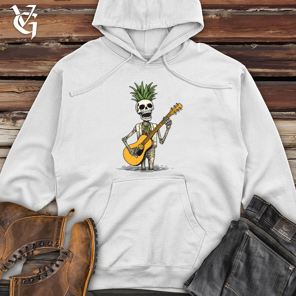 Retro Rhythm Pineapple Midweight Hooded Sweatshirt