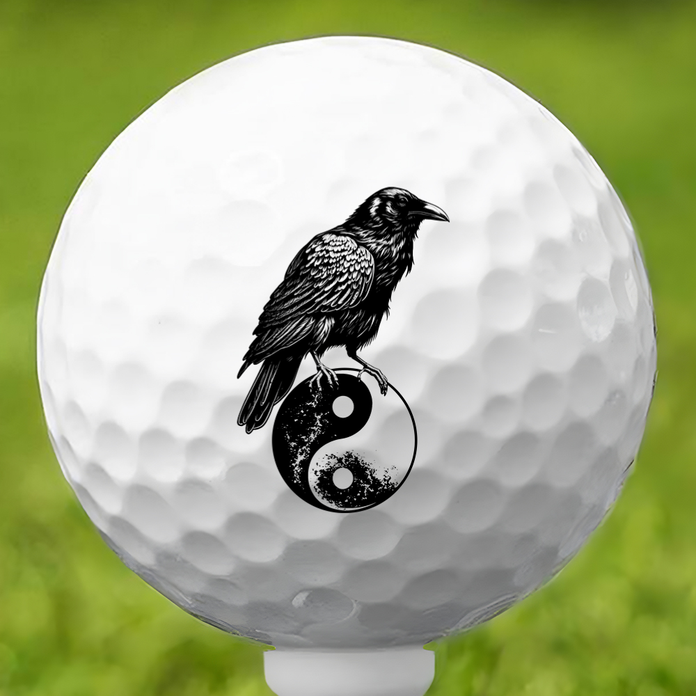Raven Ying Yang Golf Ball 3 Pack