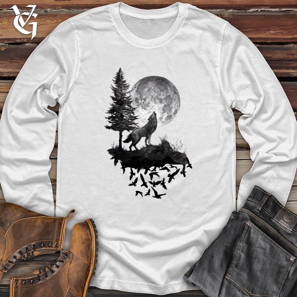 The Moon Howl Softstyle Long Sleeve