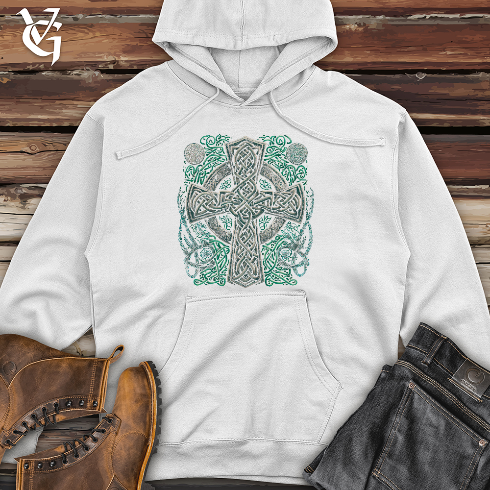 Celtic Crosses Midweight Hooded Sweatshirt