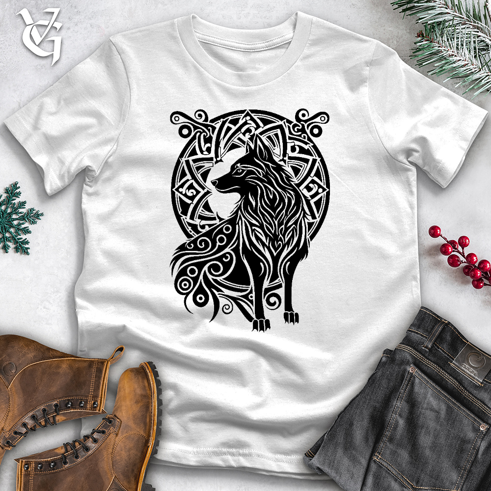 Celtic Wolf Cotton Tee