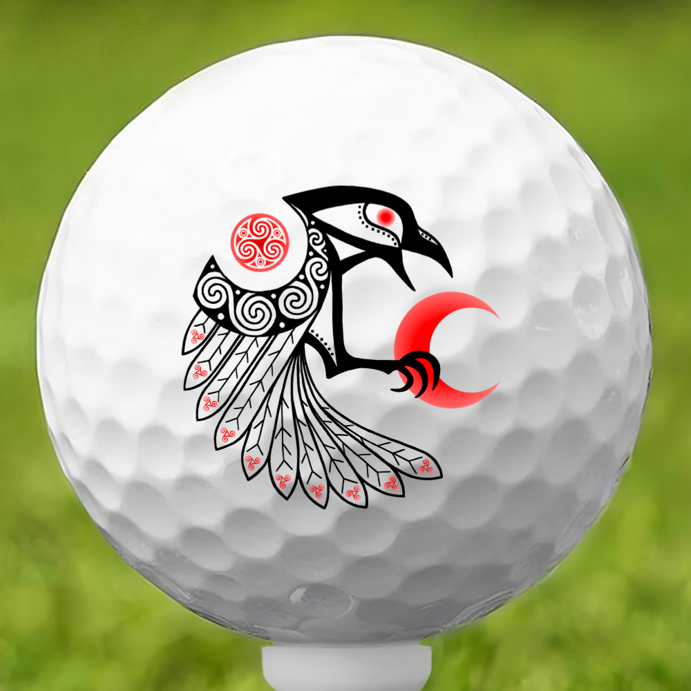 Triskele & The Red Moon Golf Ball 3 Pack