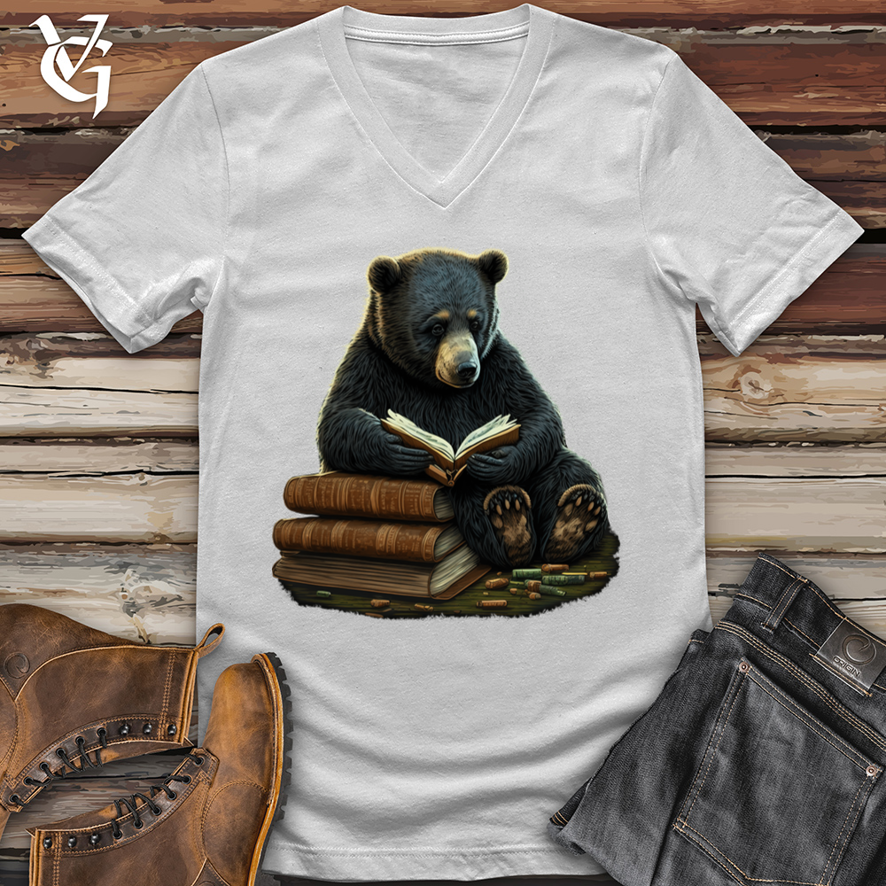 Studious Bear V-Neck