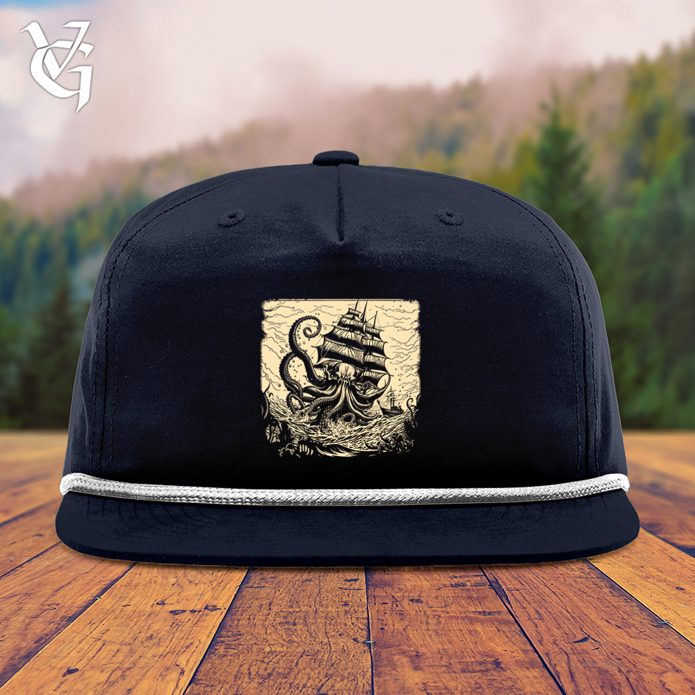 Kraken At Sea Snapback Cap
