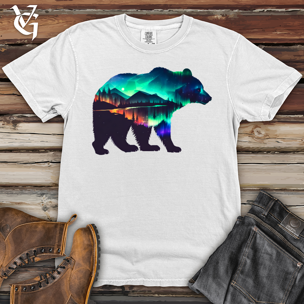 Northern Lights Bear Heavy Cotton Comfort Colors Tee