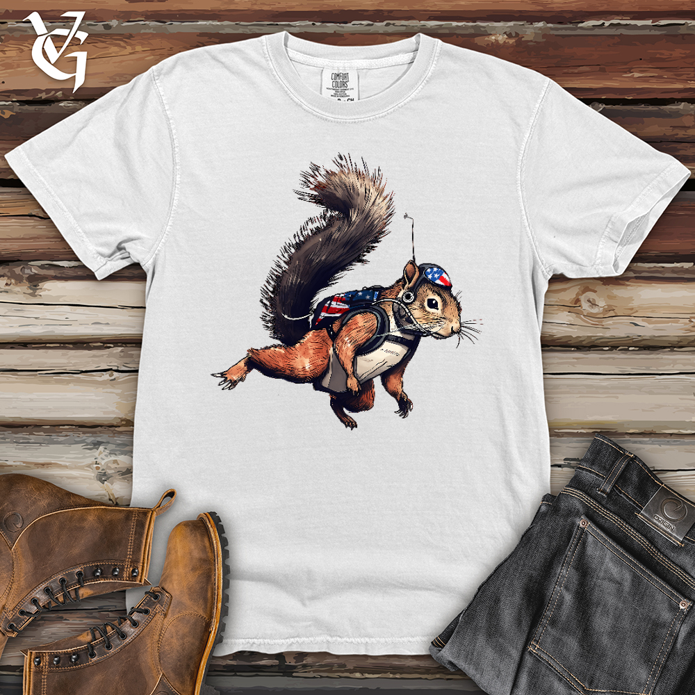 American Skydiving Squirrel Heavy Cotton Comfort Colors Tee
