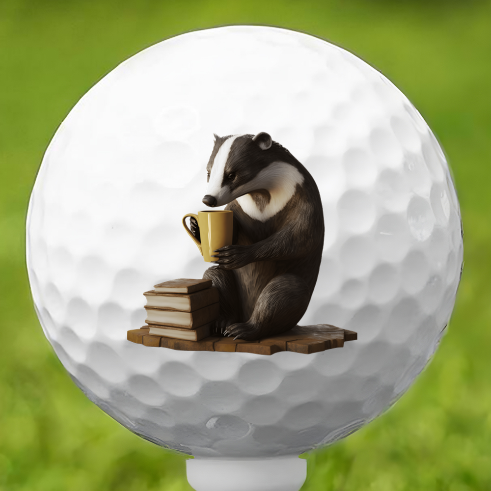 Honey Badger Book Club Golf Ball 3 Pack - Viking Goods Company