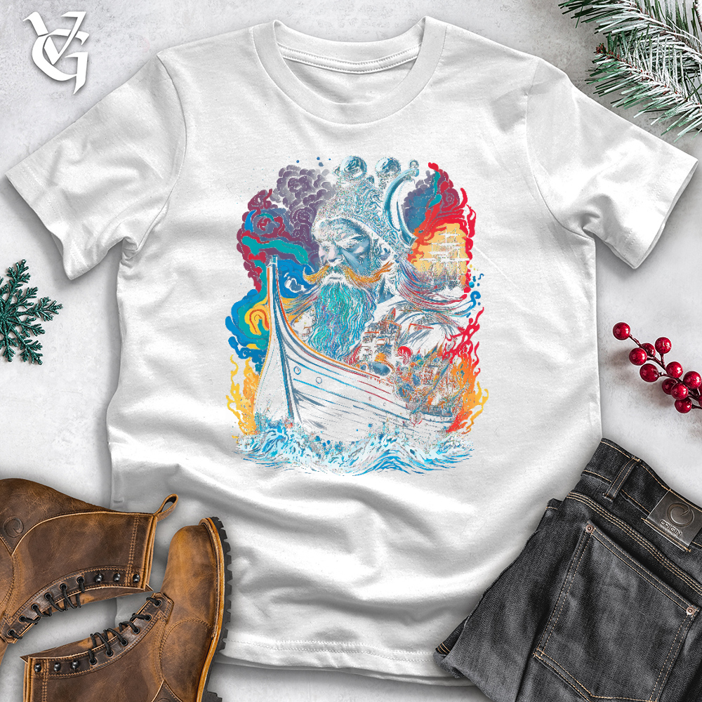Viking Ship 02 Cotton Tee