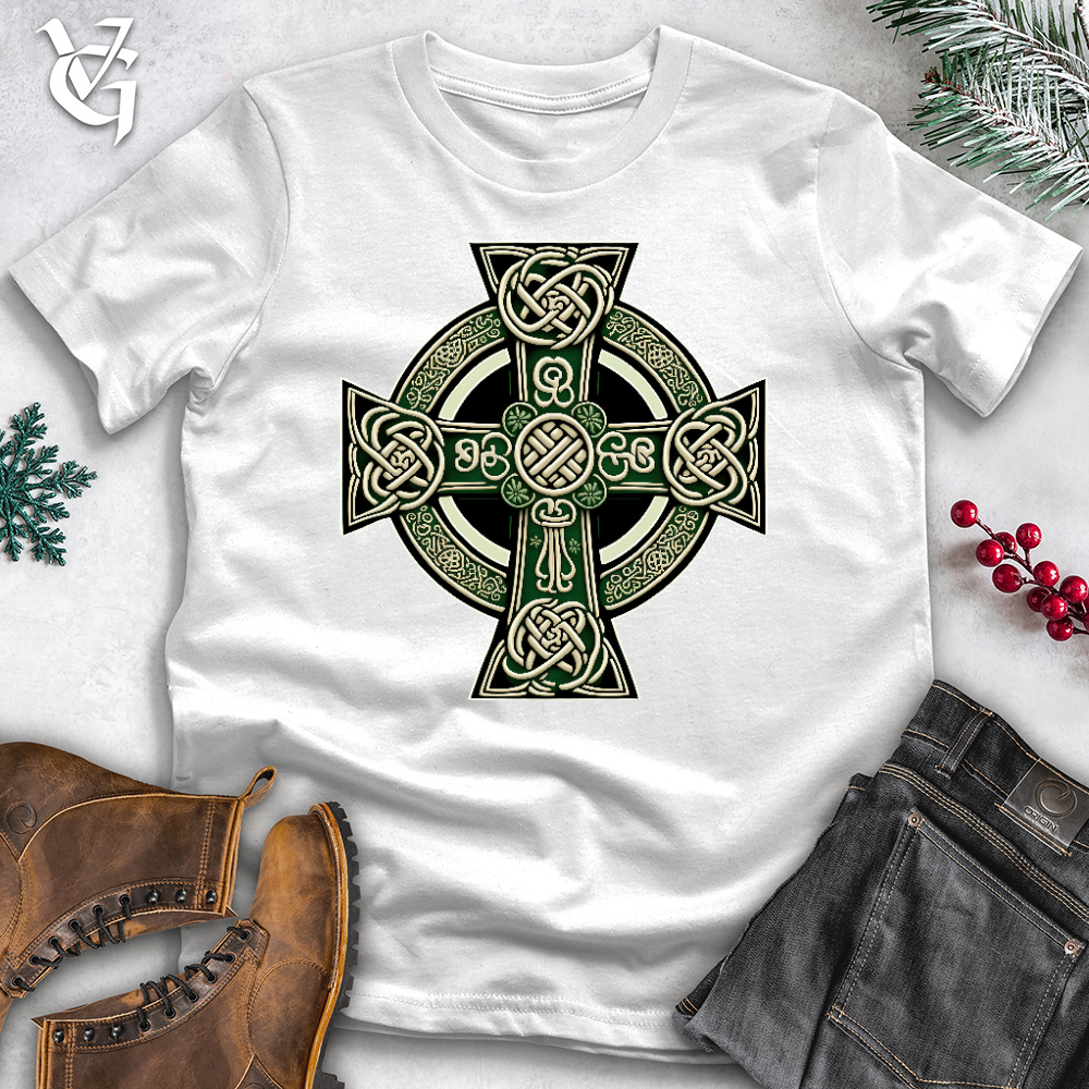 Knotted Celtic Crosses Cotton Tee