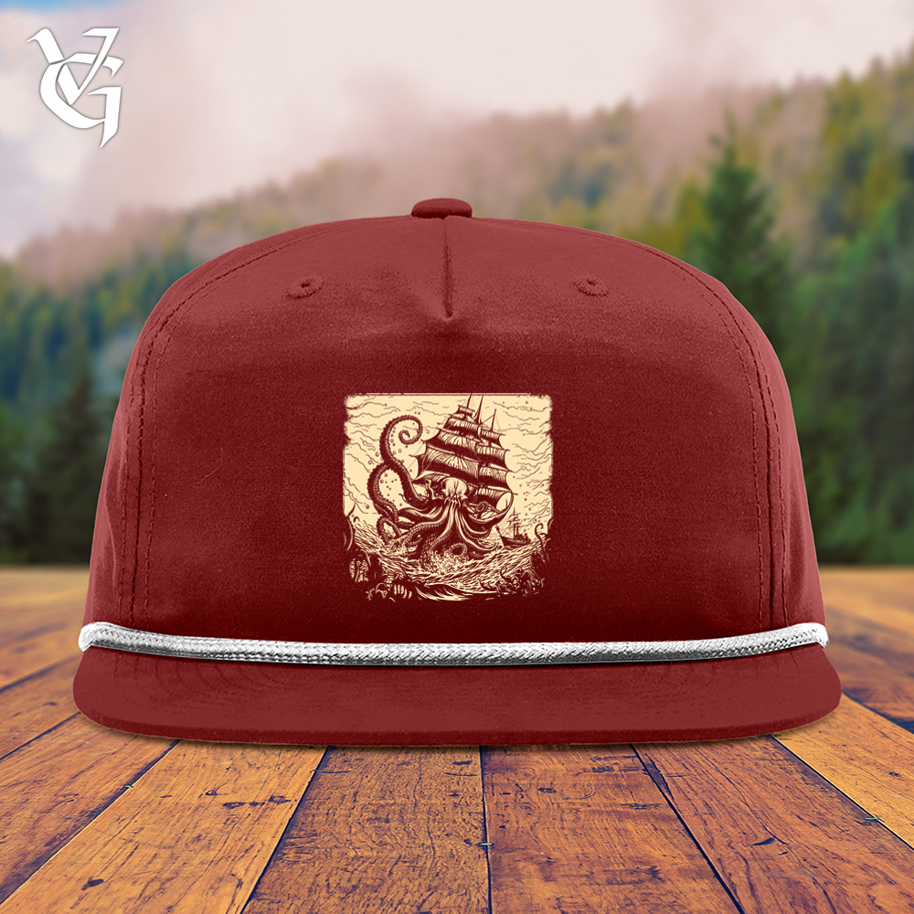 Kraken At Sea Snapback Cap