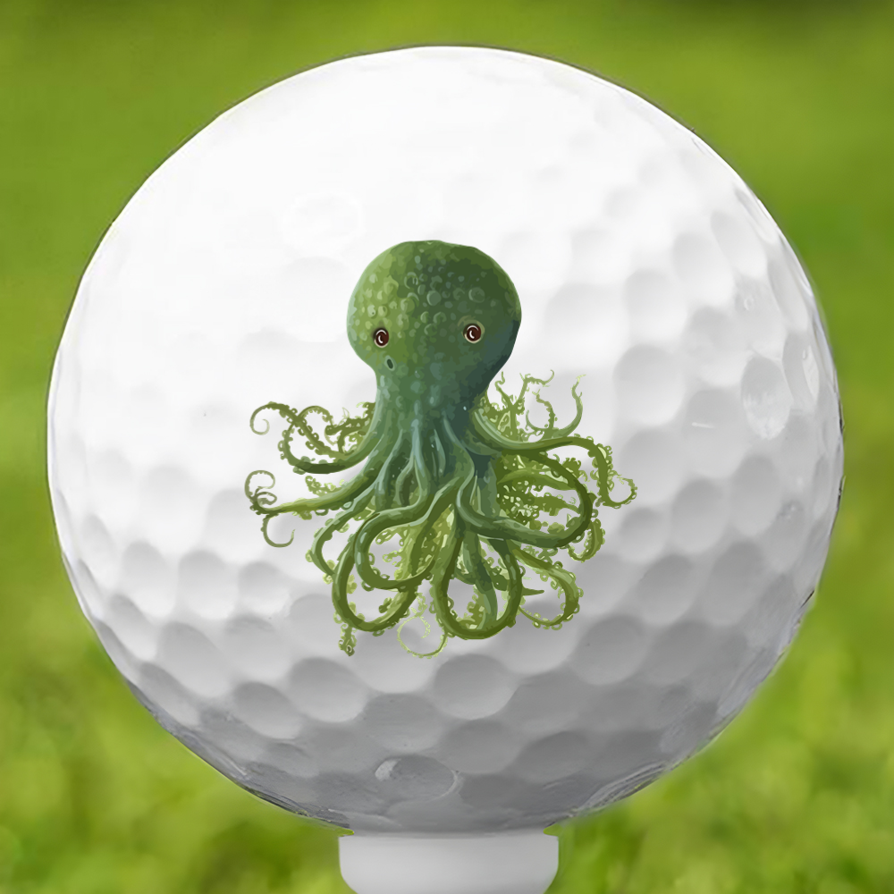 Seaweed Octopus Golf Ball 3 Pack
