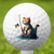 Cat Fishing Golf Ball 3 Pack