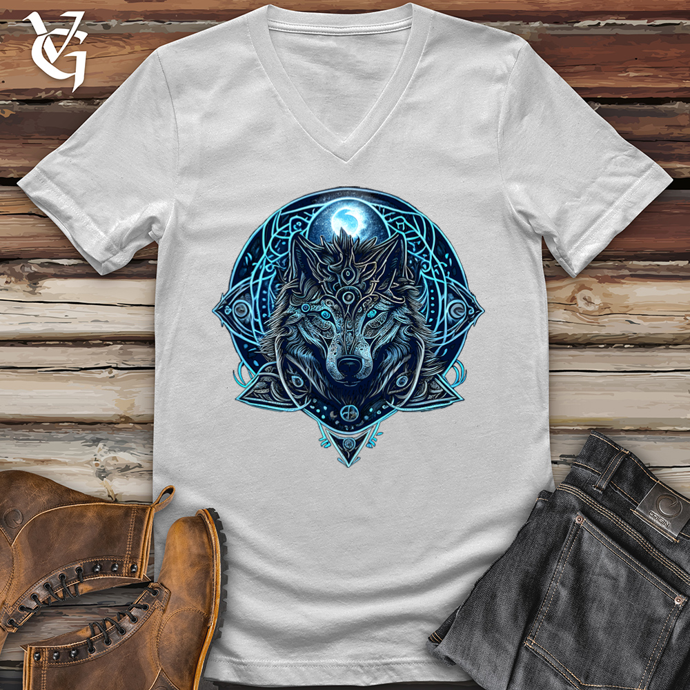 Celtic Fenrir Wolf V-Neck