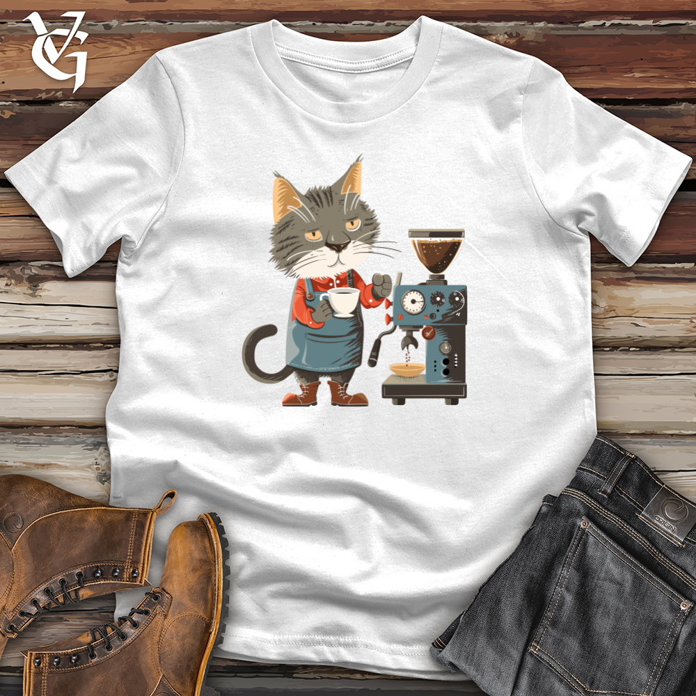 Cat Barista Brew Softstyle Tee