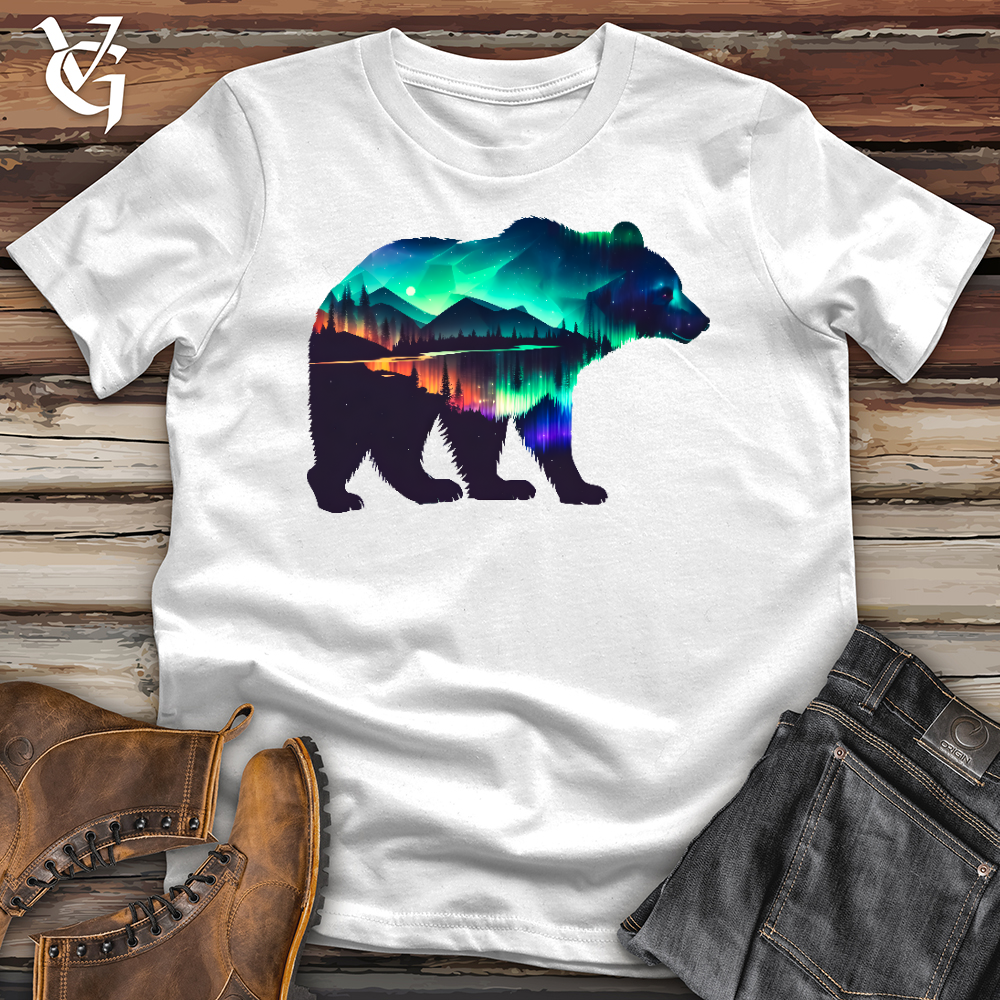 Northern Lights Bear Softstyle Tee