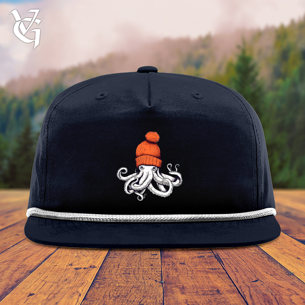 Octopus Orange Beanie Snapback Cap