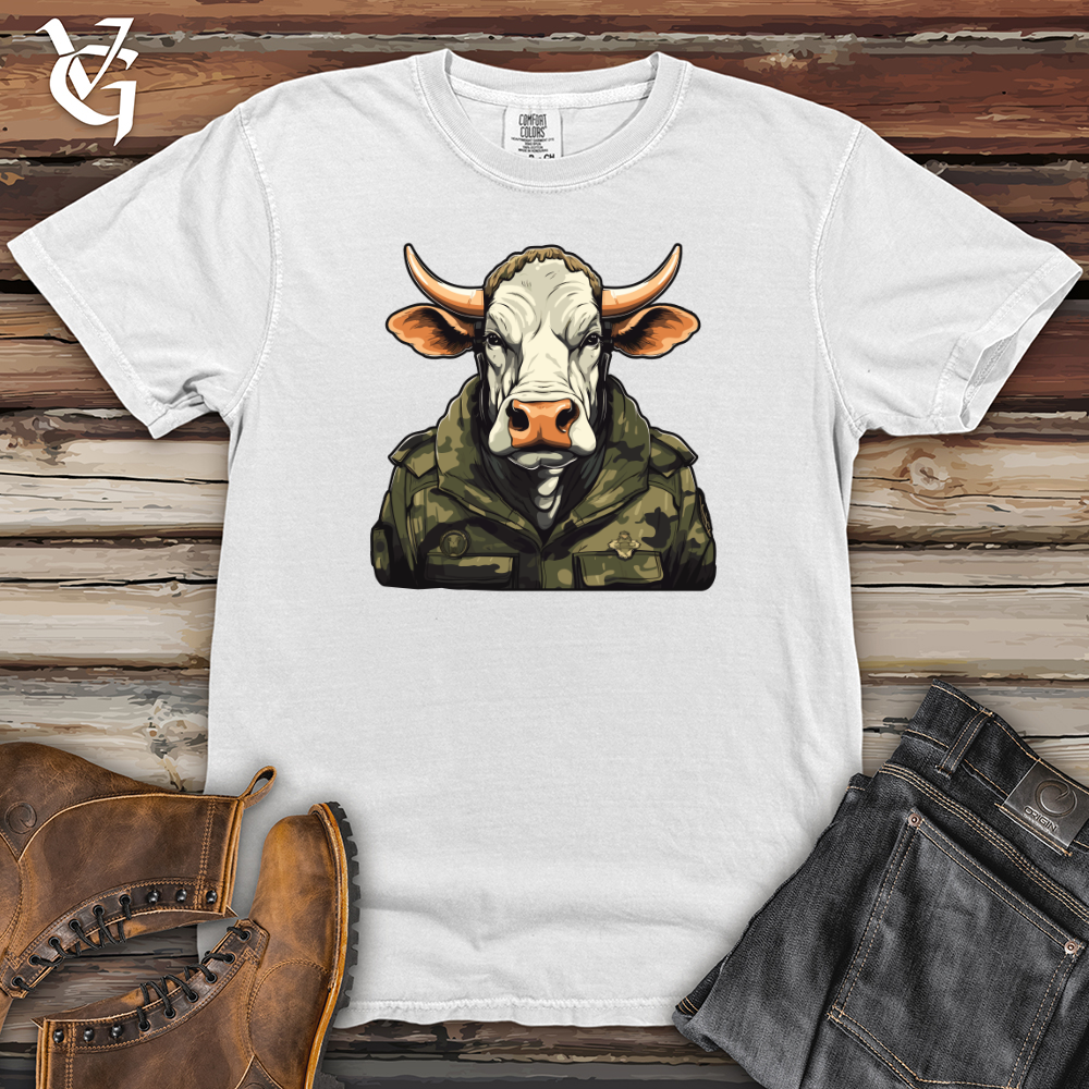 Cow Camo Army Combat Brigade Heavy Cotton Comfort Colors Tee