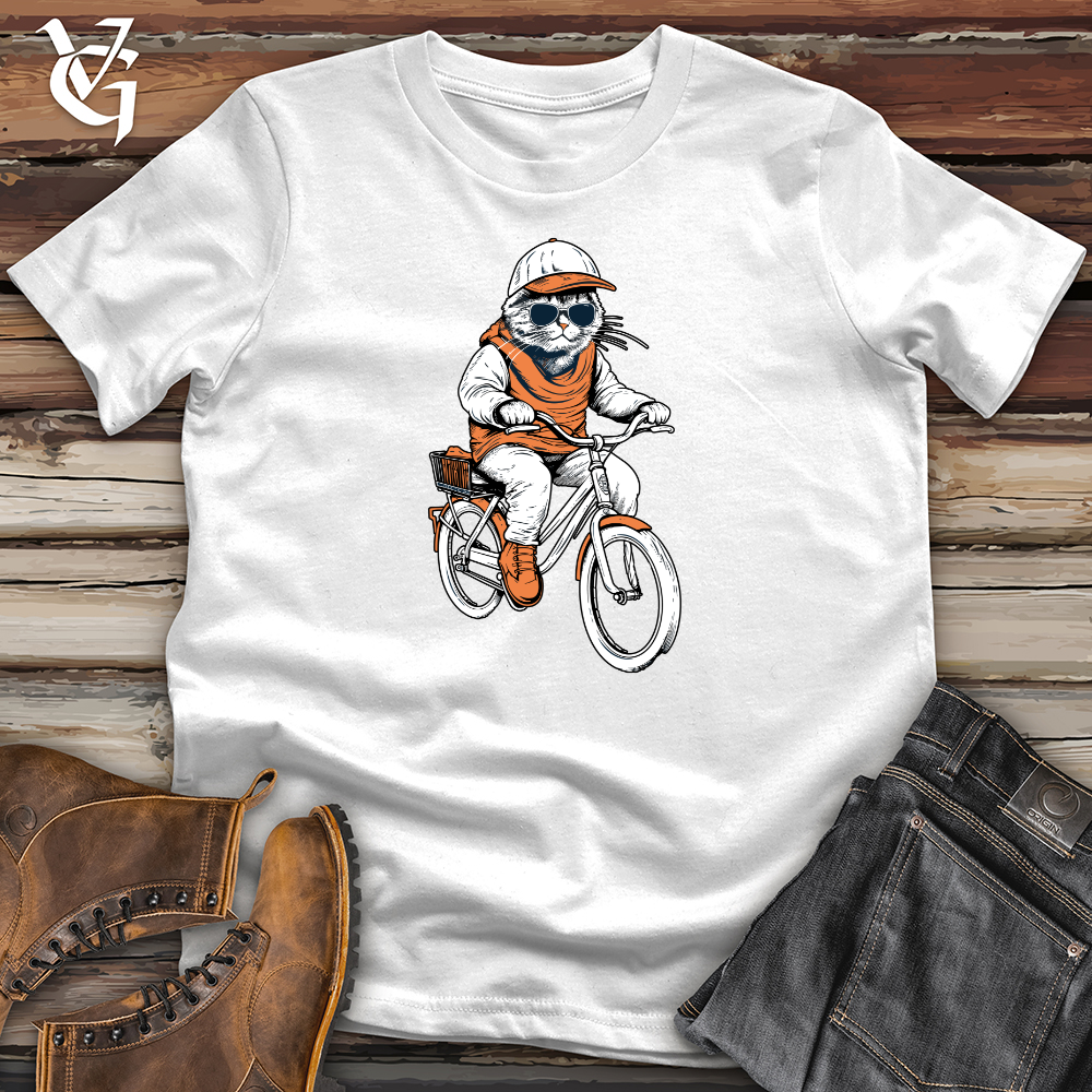 Retro Cycling Cat Softstyle Tee
