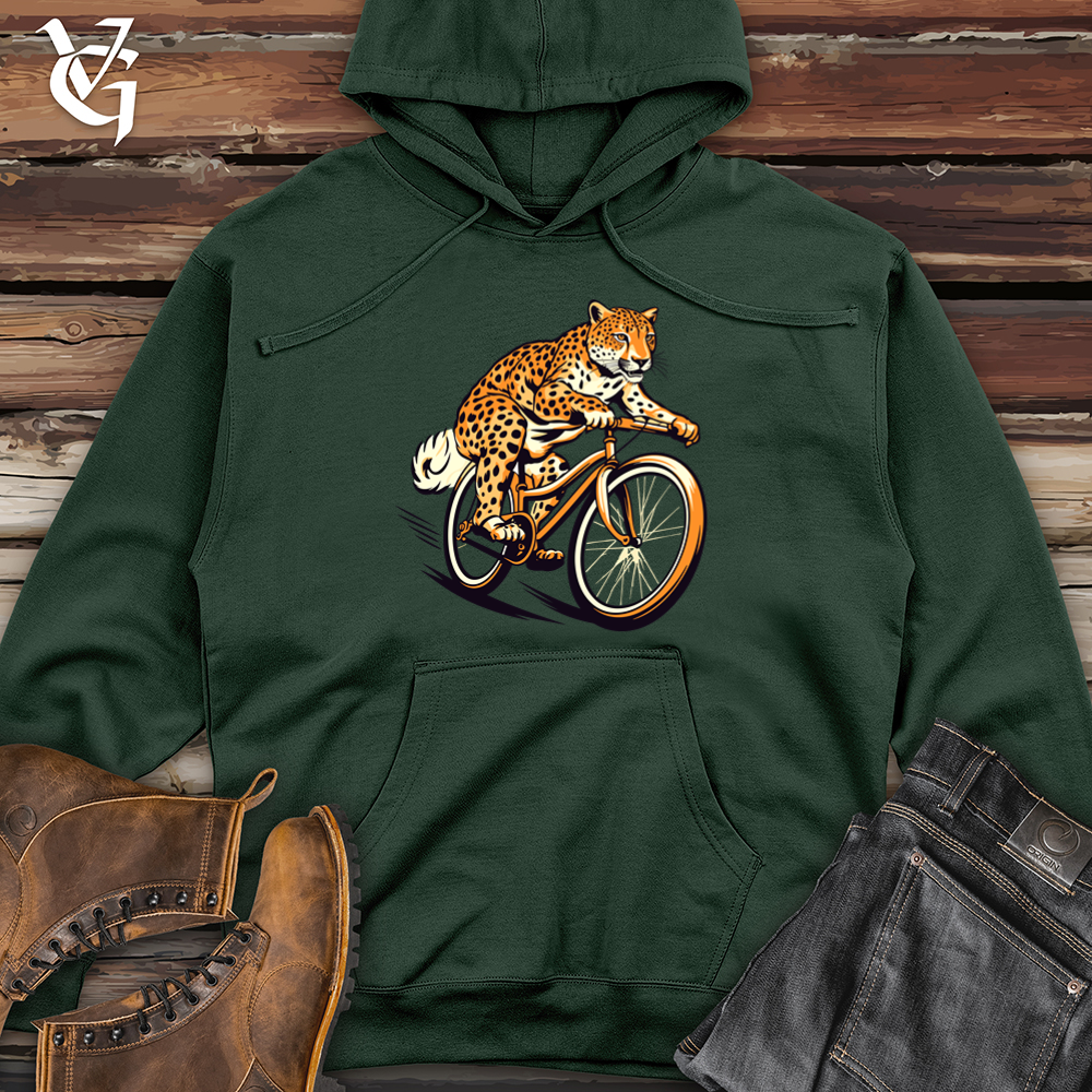 Viking Goods Agile Cheetah Cyclist Midweight Hooded Sweatshirt Alpine Green / L