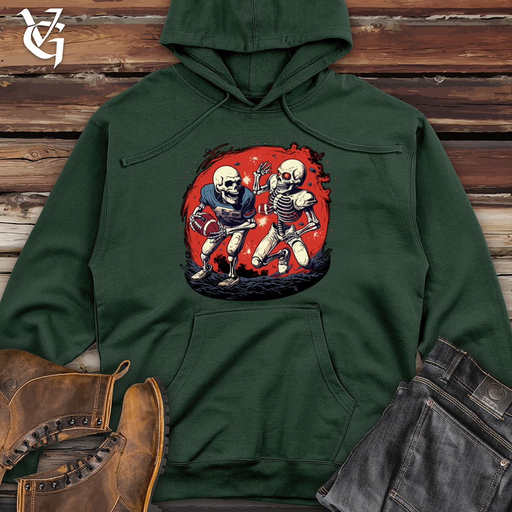 Viking Goods Cosmic Clash Gridiron Midweight Hooded Sweatshirt Alpine Green / L