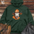 Viking Goods Coyote Moonlit Howl Cowboy Style Midweight Hooded Sweatshirt Charcoal / L