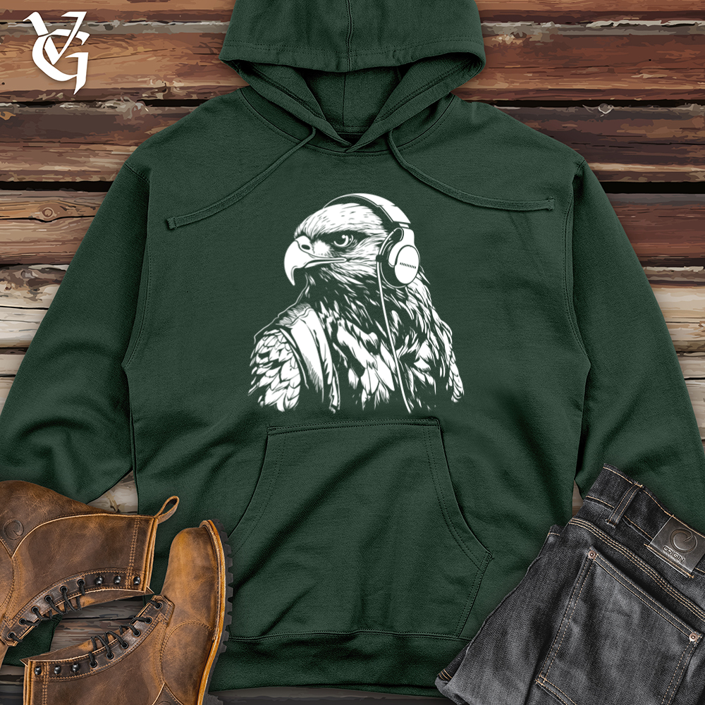 Viking Goods Falcon Sound Check Midweight Hooded Sweatshirt Alpine Green / L