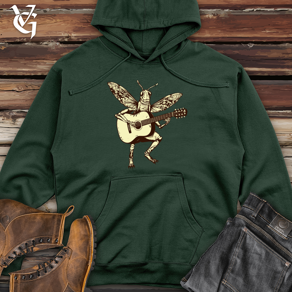 Viking Goods Grasshopper Melody Meadow Strings Midweight Hooded Sweatshirt Alpine Green / L