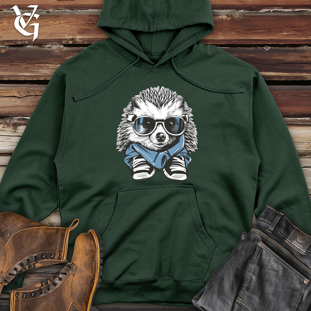 Viking Goods Hedgehog Sneakerhead Midweight Hooded Sweatshirt Alpine Green / L