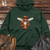 Viking Goods Hornet Buzz Blend Coffee Sip Midweight Hooded Sweatshirt Alpine Green / L