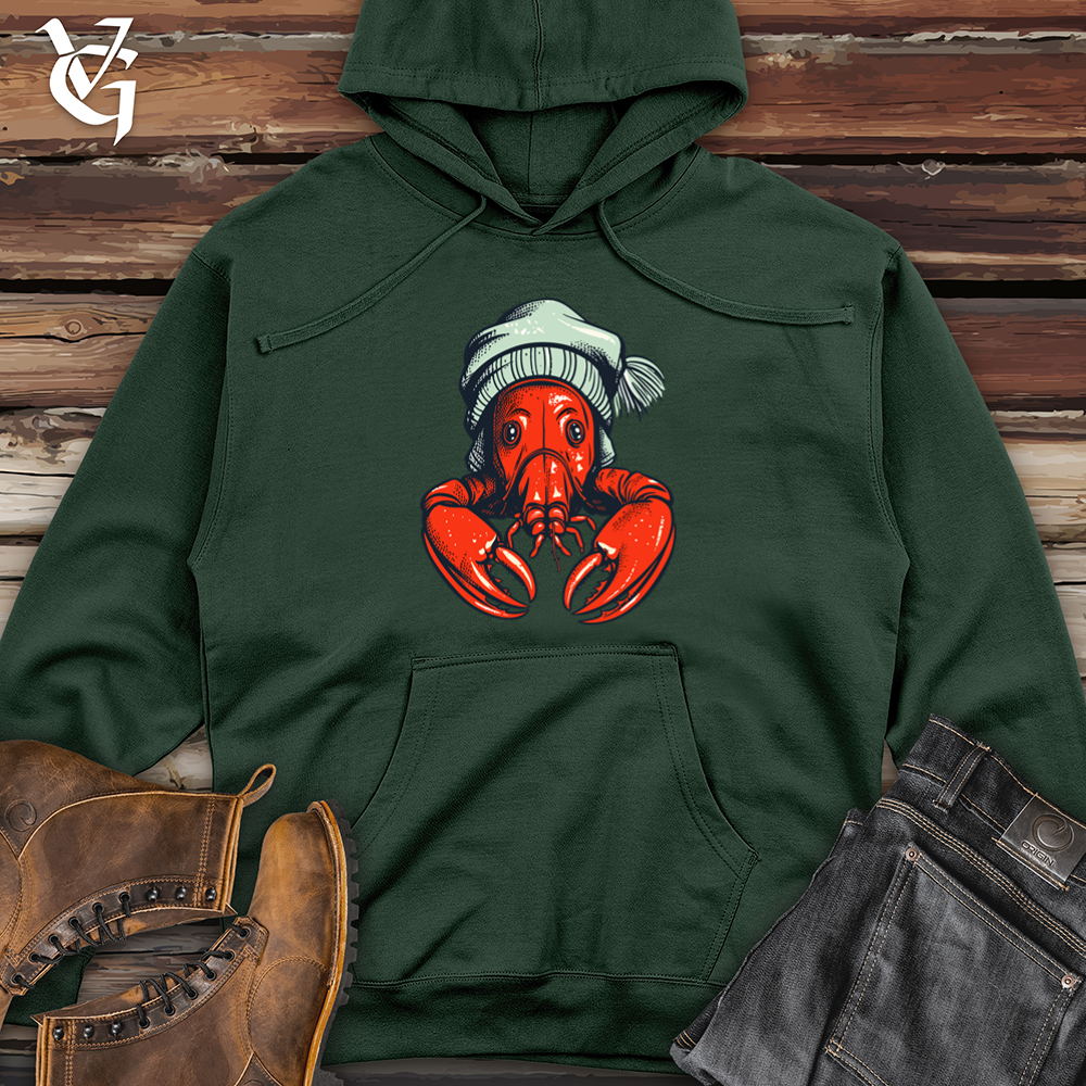 Viking Goods Lobster Deep Sea Beanie Midweight Hooded Sweatshirt Alpine Green / L
