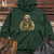 Viking Goods Owl Camo Army Stealth Mission Midweight Hooded Sweatshirt Alpine Green / L