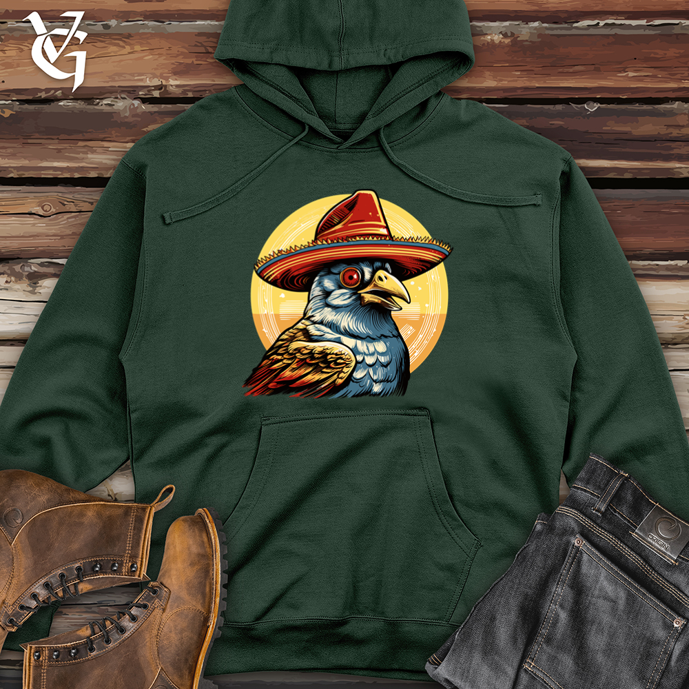 Viking Goods Quail Desert Calling Cowboy Caper Midweight Hooded Sweatshirt Alpine Green / L