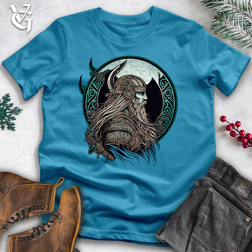 Viking Goods Prepared For Battle Cotton Tee Aqua / L