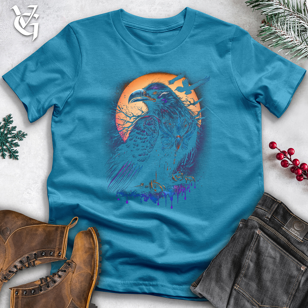 Viking Goods Viking Raven 02 Cotton Tee Aqua / L