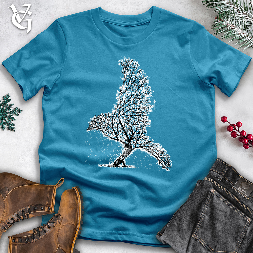 Viking Goods Winter Treeven Cotton Tee Aqua / L