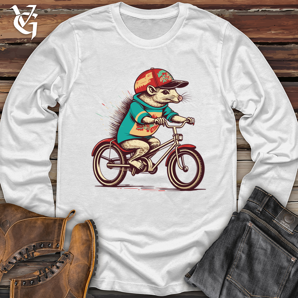 Viking Goods Armadillo Retro Bike Ride Fiesta Softstyle Long Sleeve