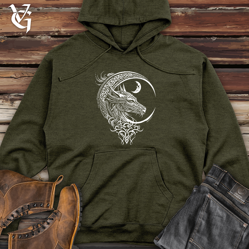 Celtic Dragon and Moon Hoodie: Unleash Your Inner Mythical Beast Celtic Dragon and Moon Hoodie: Unleash Your Inner Mythical Beast