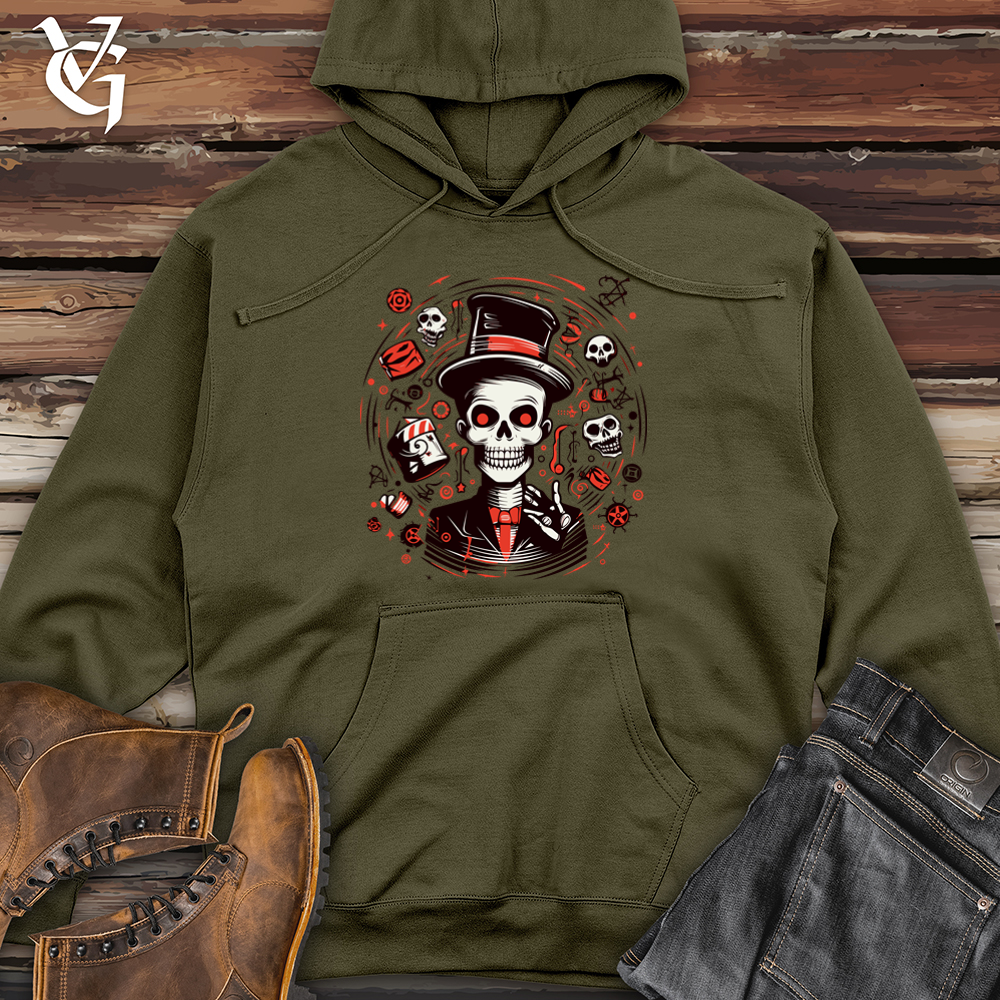 Viking Goods Adventurous Cherry Trickster Midweight Hooded Sweatshirt Army / L