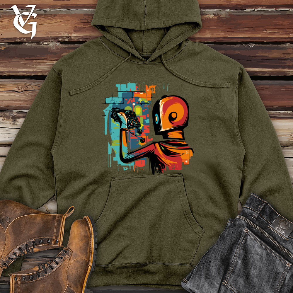 Viking Goods Artistic Automaton Midweight Hooded Sweatshirt Army / L