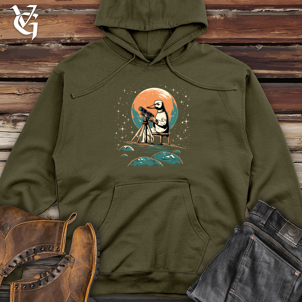 Viking Goods Avian Astronomer Midweight Hooded Sweatshirt Army / L