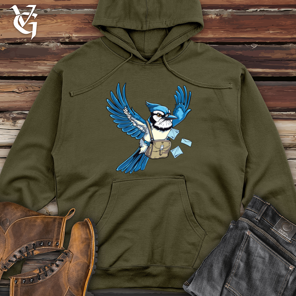 Viking Goods Bluejay Messenger Flight Midweight Hooded Sweatshirt Army / L