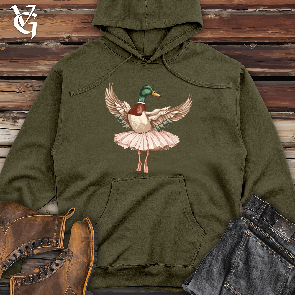 Viking Goods Duck Ballet Performance Midweight Hooded Sweatshirt Army / L