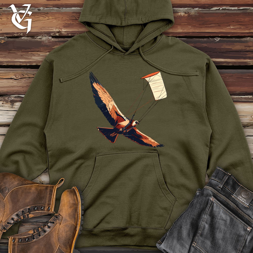 Viking Goods Eagle Glide Adventure Midweight Hooded Sweatshirt Army / L