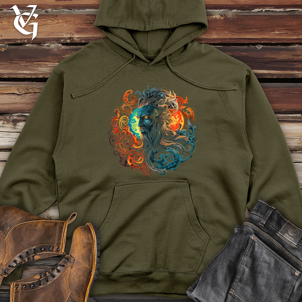 Viking Goods Elemental Mystic Fusion Midweight Hooded Sweatshirt Army / L