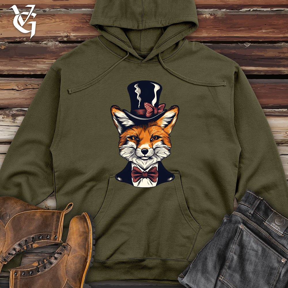 Viking Goods Foxy Finesse Midweight Hooded Sweatshirt Army / L