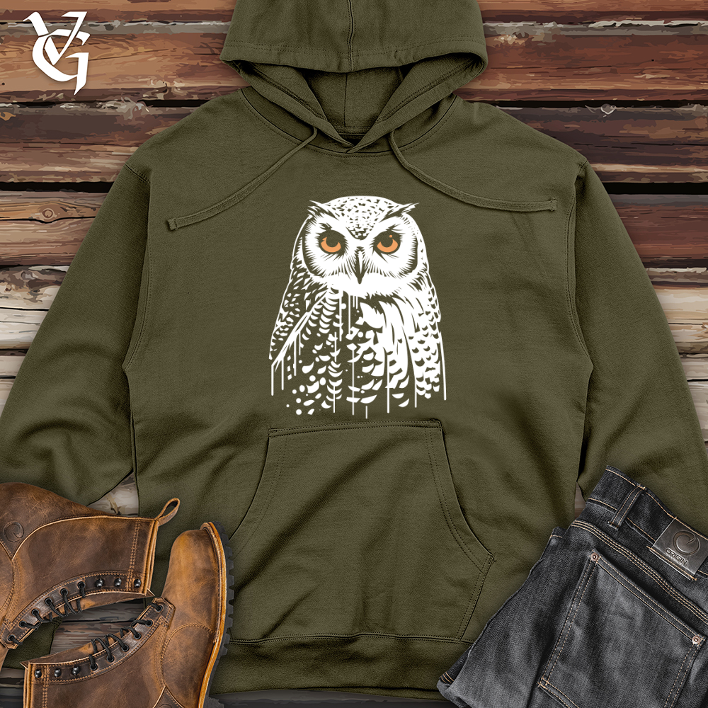 Viking Goods Frosty Wing Blizzard Midweight Hooded Sweatshirt Army / L