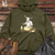 Viking Goods Goat Cheese Connoisseur Midweight Hooded Sweatshirt Army / L