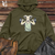 Viking Goods Goat Squat Midweight Hooded Sweatshirt Army / L